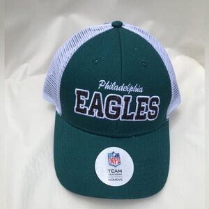NFL Eagles Green and White Cap